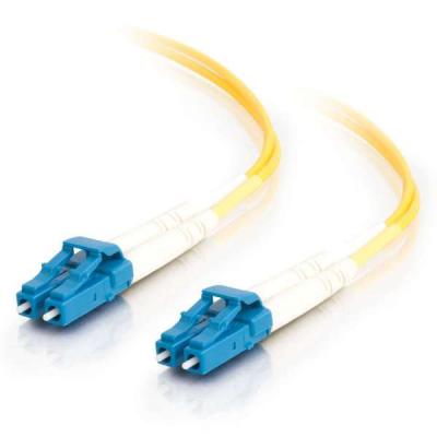 3m LC-LC 9/125 OS2 Duplex Singlemode PVC Fibre Optic Cable (LSZH) Yellow